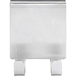 Crochet Double Pour Paroie De Douche Acier Inox Mat Vieste Duo