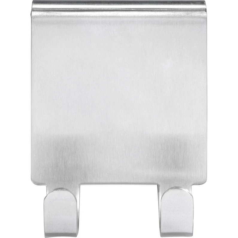 Crochet Double Pour Paroie De Douche Acier Inox Mat Vieste Duo 1 Crochet Double Pour Paroie De Douche Acier Inox Mat Vieste Duo