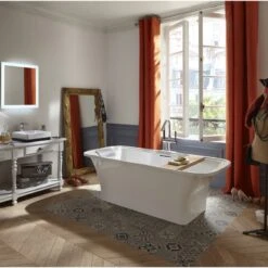 Baignoire îlot Rectangulaire L.180x L.85 Cm, JACOB DELAFON Elite