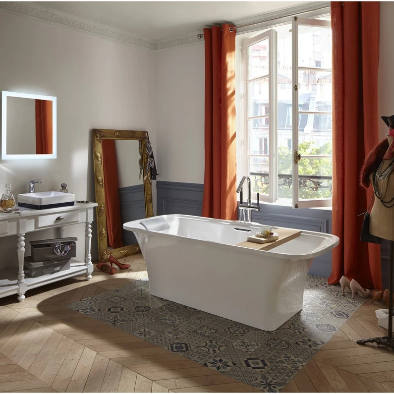 Baignoire îlot Rectangulaire L.180x L.85 Cm, JACOB DELAFON Elite 1 Baignoire îlot Rectangulaire L.180x L.85 Cm, JACOB DELAFON Elite