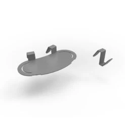 Accessoire Pour Lave-mains Inox Gris L.17 X P.8 Cm, Smart