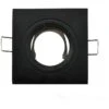 Anneau Pour Spot à Encastrer Bbc Fixe Sans Ampoule GU10 Noir