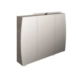 Armoire De Toilette Lumineuse L. 100 Cm, Gris Image