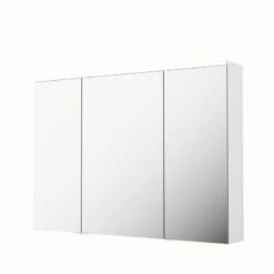 Armoire De Toilette Lumineuse L. 105 Cm, Blanc, SENSEA Neo