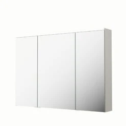 Armoire De Toilette Lumineuse L. 105 Cm, Taupe, SENSEA Neo