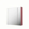 Armoire De Toilette Lumineuse L. 75 Cm, Rouge, SENSEA Neo