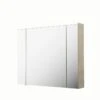 Armoire De Toilette Lumineuse L. 90 Cm, Imitation Chêne Naturel, SENSEA Neo