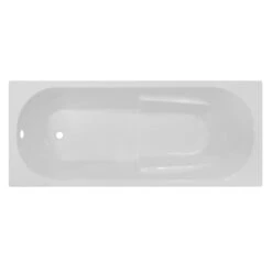 Baignoire Rectangulaire L.170x L.70 Cm Blanc, SENSEA Access Confort