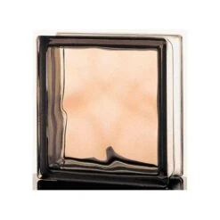Brique De Verre, Bronze Ondulé Brillant