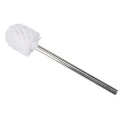 Brosse WC, Chromé Blanc