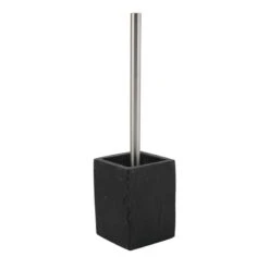 Brosse WC Pierre Stone, Noir-noir 0