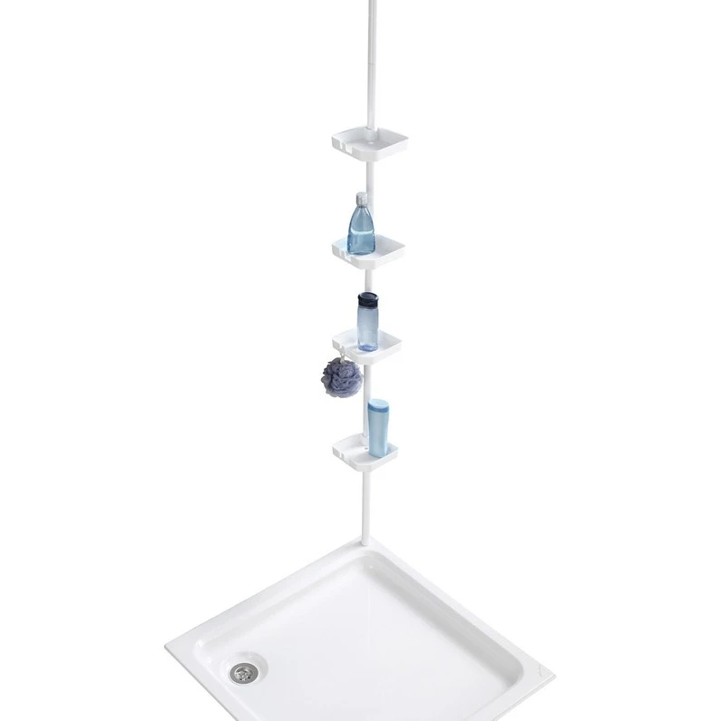 Etagère De Bain / Douche à Poser, Blanc, Funky 2 Etagère De Bain / Douche à Poser, Blanc, Funky – Image 2