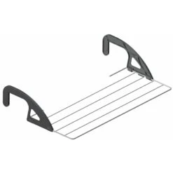 Etendoir Radiateur Blanc / Gris, Azur