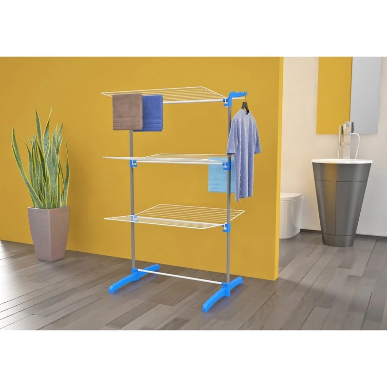 Etendoir Tour Blanc / Bleu, Azur 2 Etendoir Tour Blanc / Bleu, Azur – Image 2