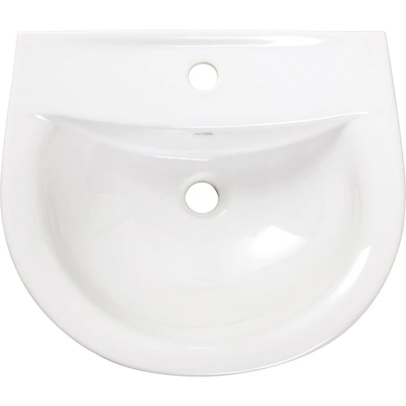 Lavabo Pour Colonne En Céramique, Blanc Odyssée 60 Cm 2 Lavabo Pour Colonne En Céramique, Blanc Odyssée 60 Cm – Image 2