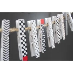 Lot De 16 Pinces à Linge Multicolore, Poème -Offres Salle De Bains Boutique lot de 16 pinces a linge multicolore poeme 2