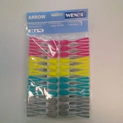 Lot De 24 Pinces à Linge Multicolore -Offres Salle De Bains Boutique lot de 24 pinces a linge multicolore 1
