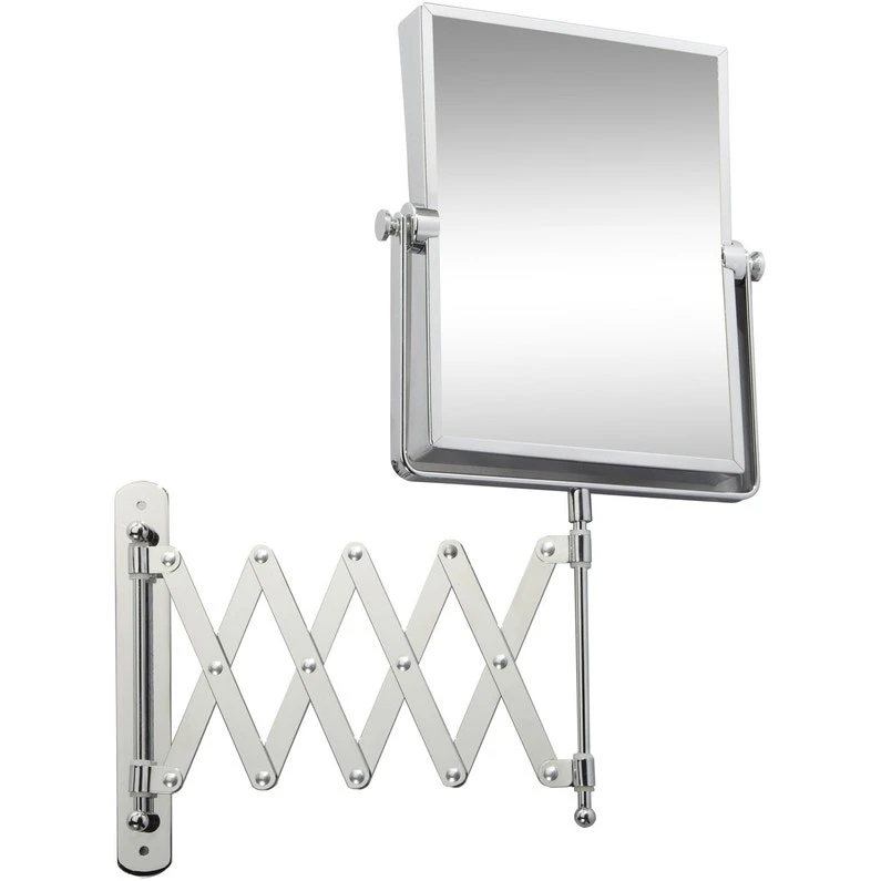 Miroir Grossissant X5 Rectangulaire à Fixer, H.20.5 X L.15.5 X P.4.2 Cm, Lauryne 1 Miroir Grossissant X5 Rectangulaire à Fixer, H.20.5 X L.15.5 X P.4.2 Cm, Lauryne