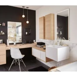 Miroir Lumineux Avec éclairage Intégré, L.45 X H.90 Cm Neo -Offres Salle De Bains Boutique miroir lumineux avec eclairage integre l 45 x h 90 cm neo 1