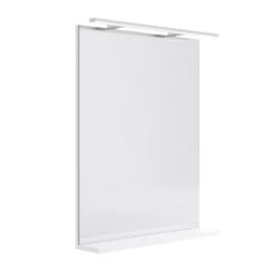 Miroir Lumineux Avec Spot, L.60 X H.76 Cm Opale
