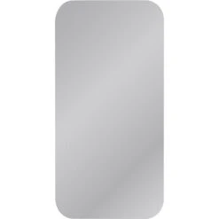 Miroir Non Lumineux Découpé Carré Avec Coins Arrondis L.40 X L.80 Cm Poli