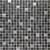 Mosaïque Mur Fusion Noir 1.5 X 1.5 Cm