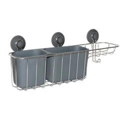 Panier De Bain / Douche à Ventouser, Gris Zingué N°1, Modulo 3 Panier De Bain / Douche à Ventouser, Gris Zingué N°1, Modulo -Offres Salle De Bains Boutique panier de bain douche a ventouser gris zingue n 1 modulo 1