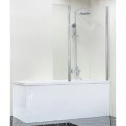 Pare-baignoire Pivotant Pliant, H.140 X L.111.5 Cm