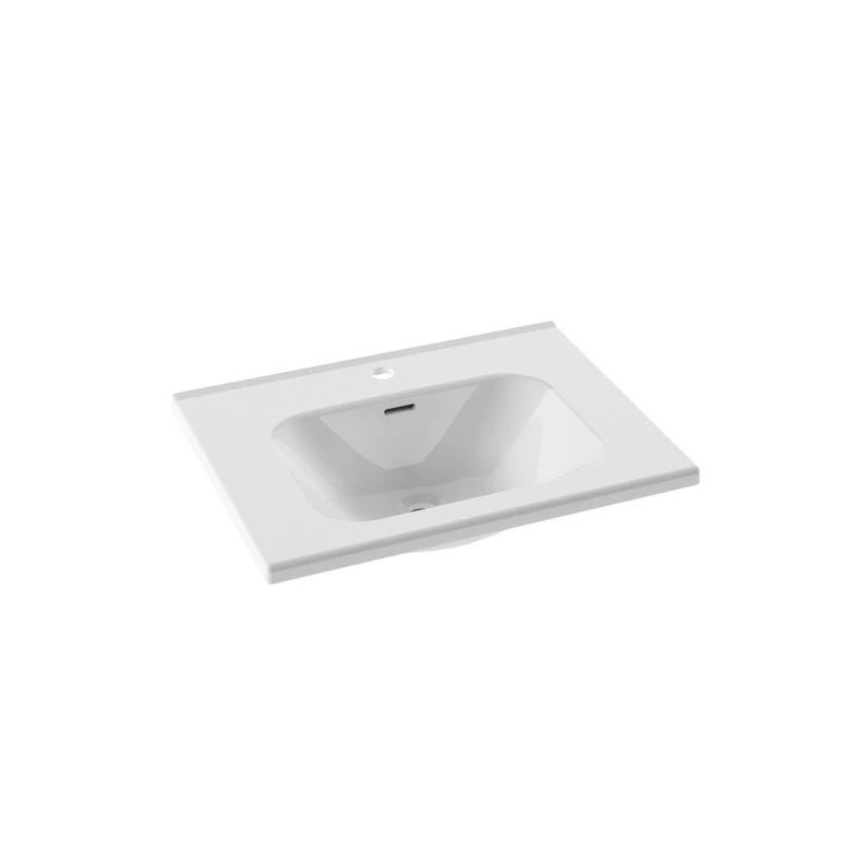Plan Vasque Simple Opale Céramique 61 Cm 1 Plan Vasque Simple Opale Céramique 61 Cm
