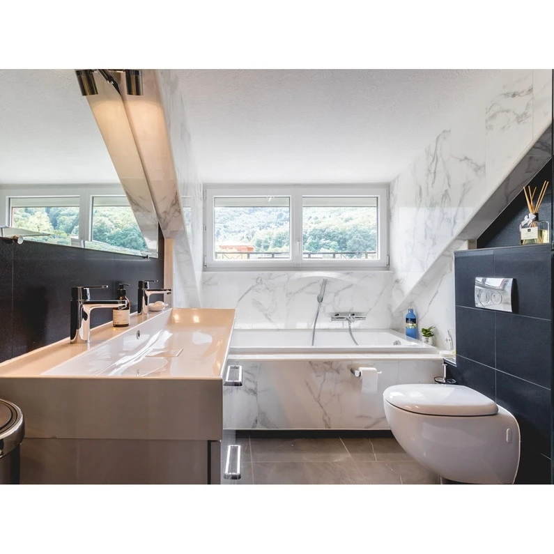 Plan Vasque Simple Pure Marbre De Synthèse 150 Cm 3 Plan Vasque Simple Pure Marbre De Synthèse 150 Cm – Image 3