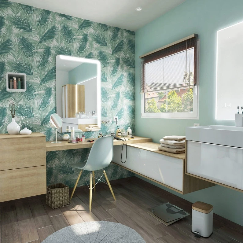 Plan Vasque Simple Pure Marbre De Synthèse 150 Cm 2 Plan Vasque Simple Pure Marbre De Synthèse 150 Cm – Image 2