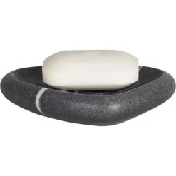 Polyrésine Etna, Gris -Offres Salle De Bains Boutique porte savon polyresine etna gris